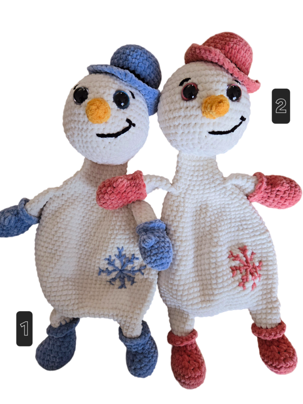 Haakpakket Frosty Sneeuwpop knuffeldoek
