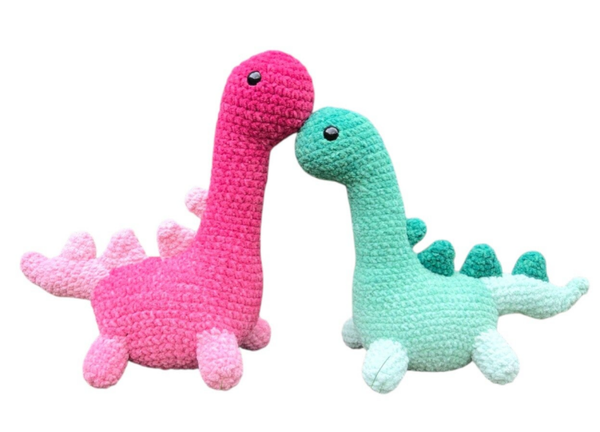 Haakpakket Dino Davey in Scheepjes Big Darling Monochrome cake