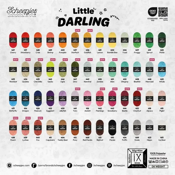 Scheepjes Little Darling 50 gram