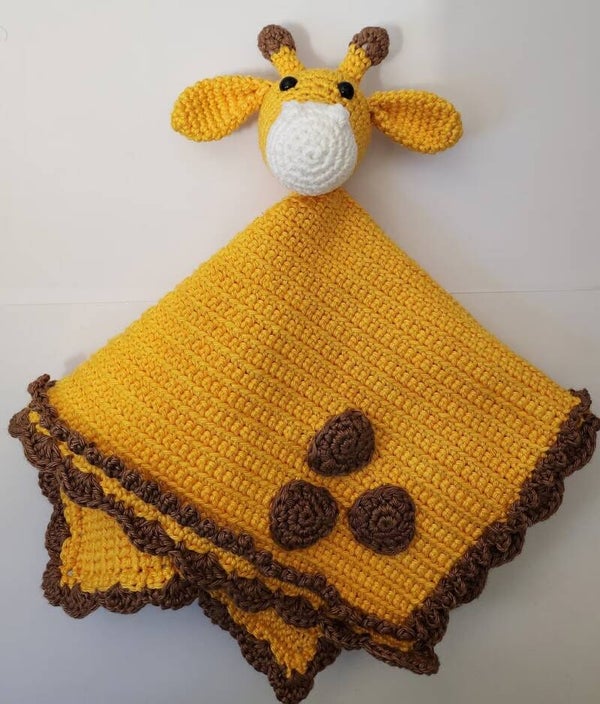 Haakpatroon knuffeldoekje Giraffe Rafäel