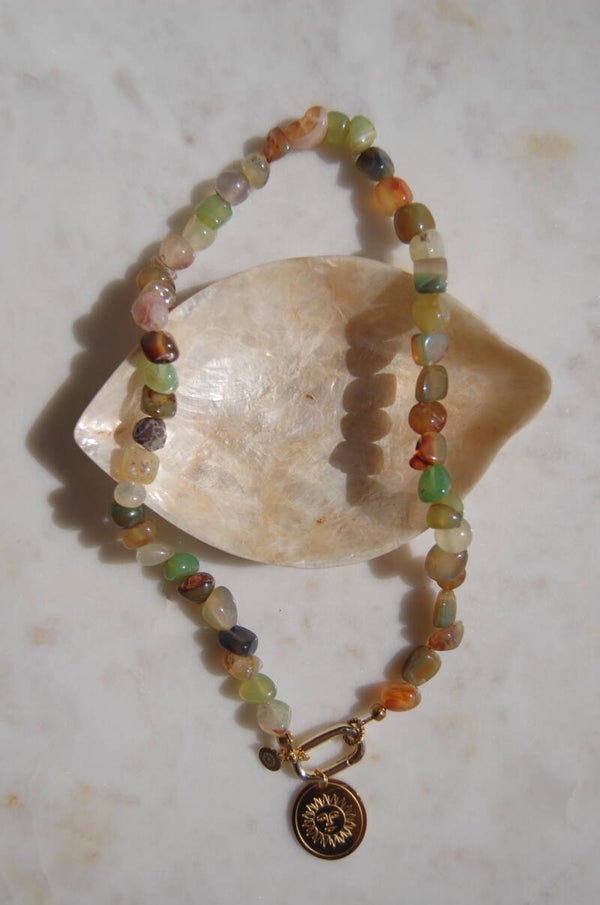Agate mix green