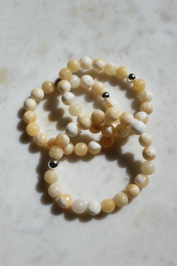 Honey jade bracelet