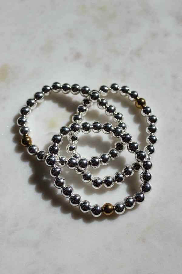 Hematiet zilver bracelet
