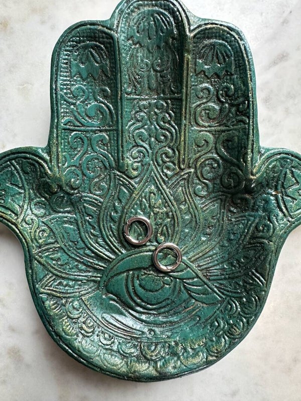 Round lock silver