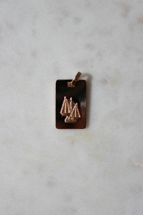 Libra rectangle Gold