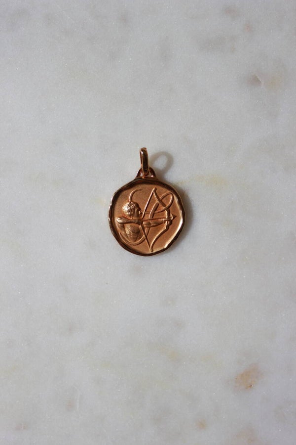 ronde bedel goud boogschutter