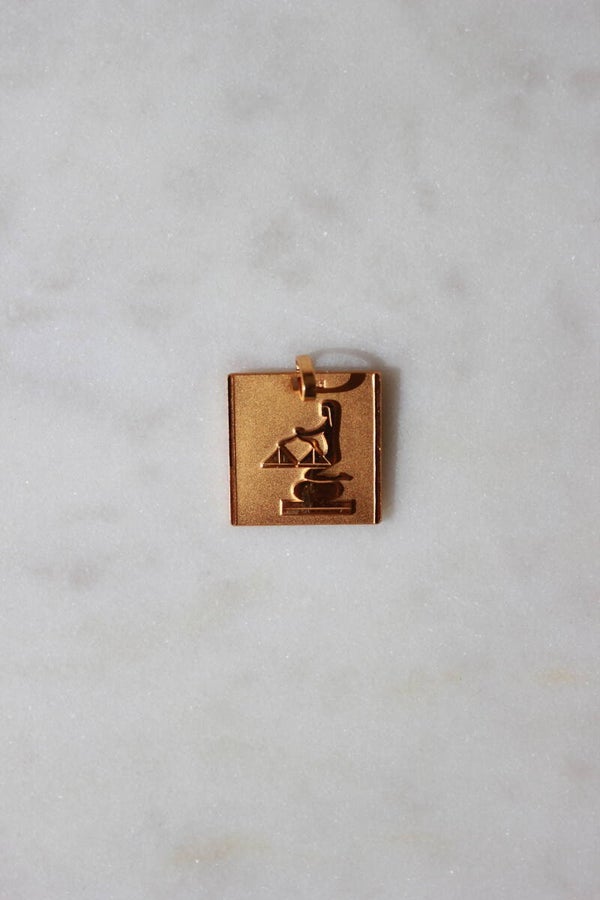 Libra square Gold