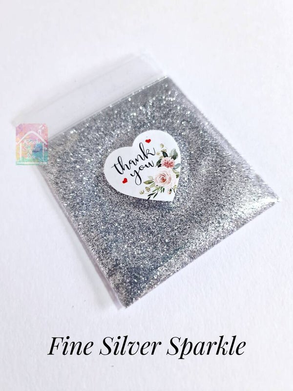 Silver/Grey/Black Glitters