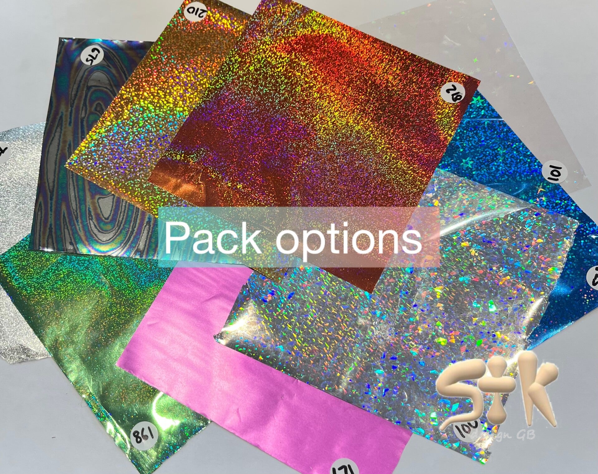 Discovery Pack - Luxury Transfer Foil 10 Mixed Craft Foil Sheets for Resin, Card Making & Mixed Media