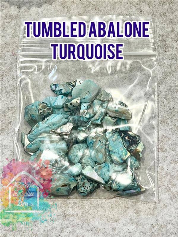 Tumbled Abalone - Turquoise