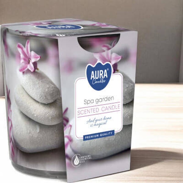Spa garden scented candle