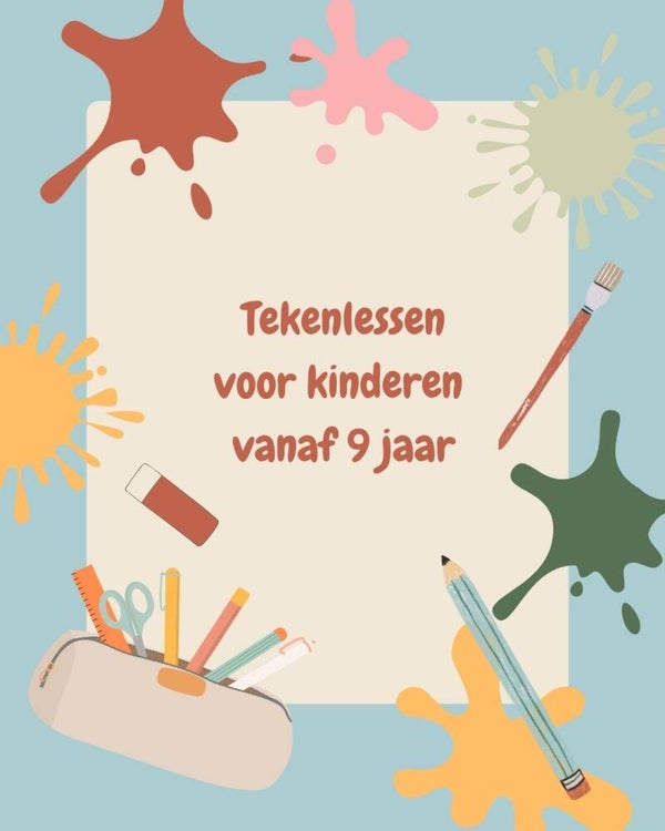 tekenlessen voor kinderen vanaf 9 jaar