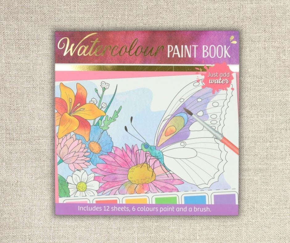 waterverf kleurboek verschillende varianten incl. penseel