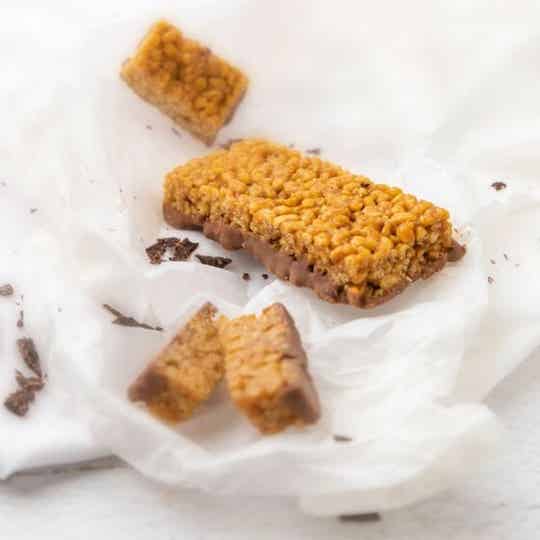 Reep Crispy karamel, verpakt per 7