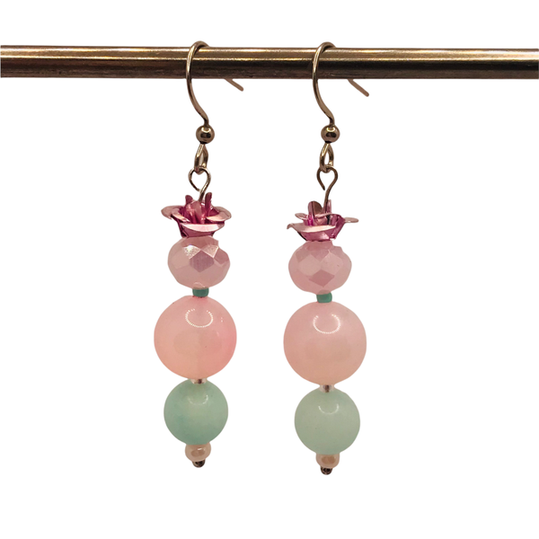 Oorbellen "pastel pile"