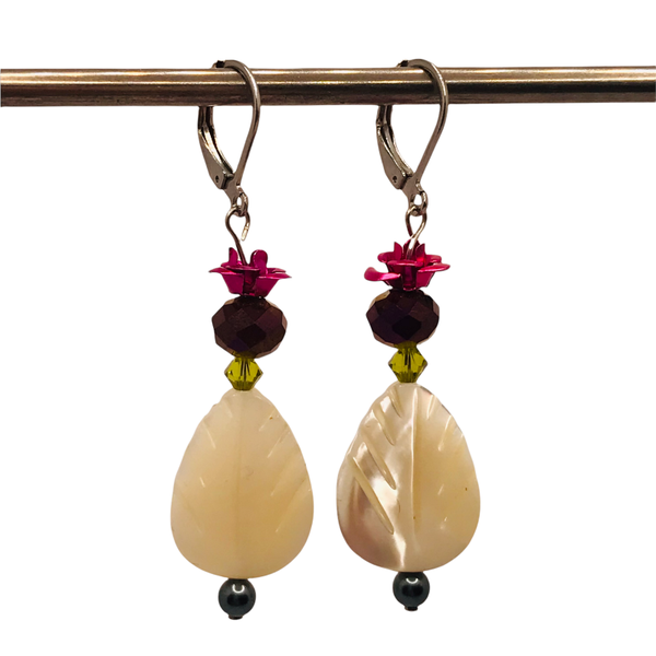 Oorbellen "shell chique"