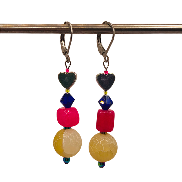 Oorbellen "all shapes are beautiful"