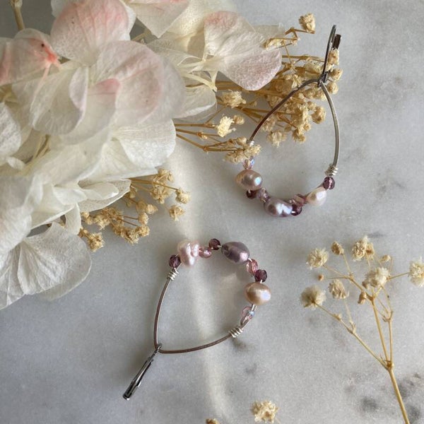 Oorbellen "salt princess"