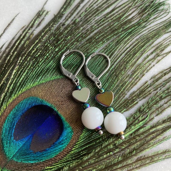 Oorbellen "rabbit tail"