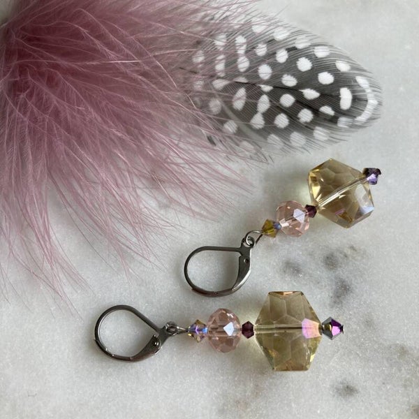 Oorbellen "mademoiselle est belle"