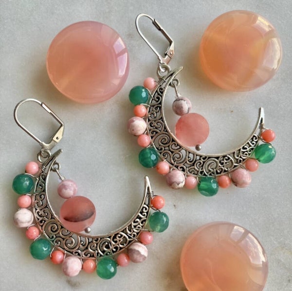 Oorbellen "moonchild"