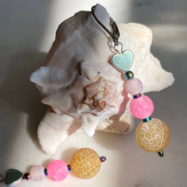 Oorbellen "gumball stack"