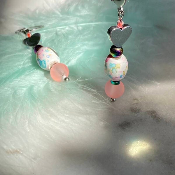 Oorbellen "aquarelle est belle"