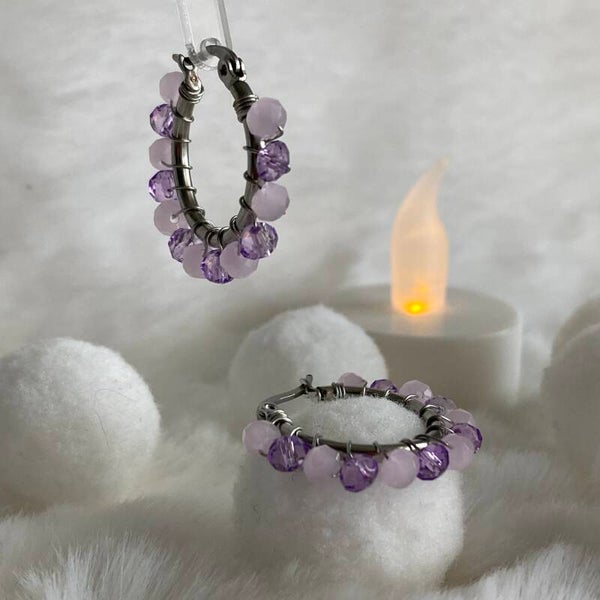 Oorbellen "the Cheshire Cat"