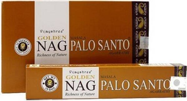 BATONNETS ENCENS GOLDEN NAG PALO SANTO 15GRS