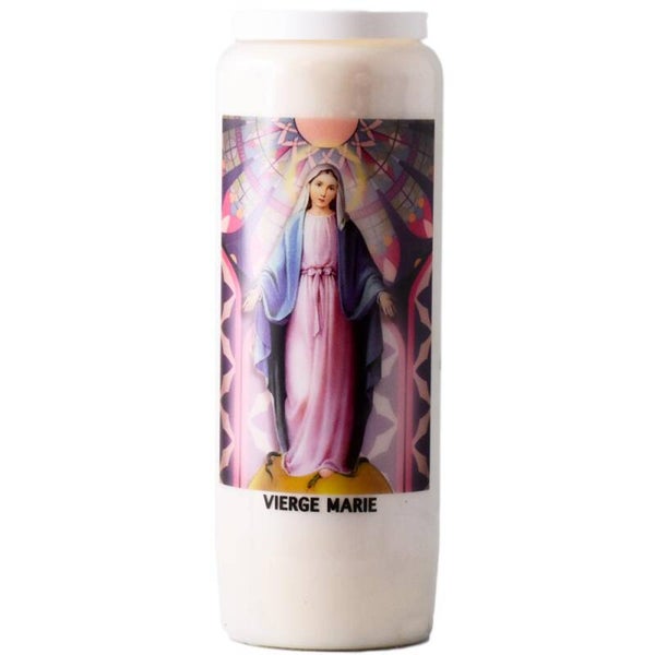 BOUGIE NEUVAINE VIERGE MARIE