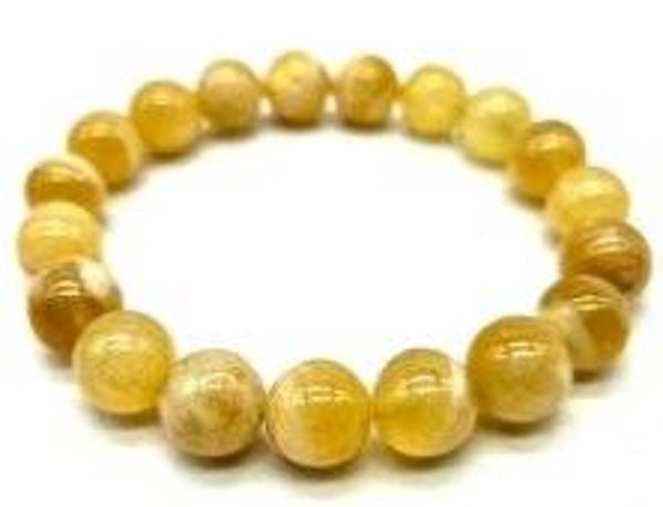 BRACELET CALCITE ORANGE 10MM