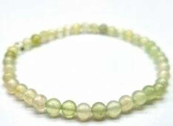 BRACELET JADE VERTE 4MM