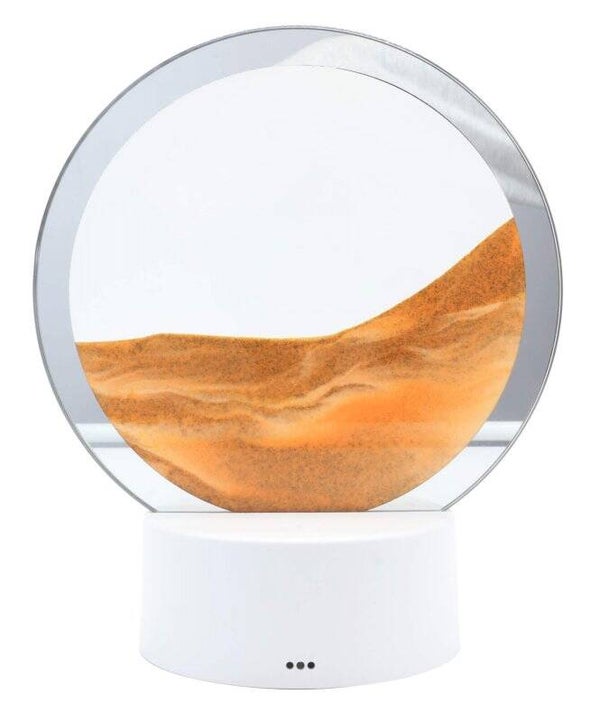 LAMPE SABLE RONDE 18CM ORANGE