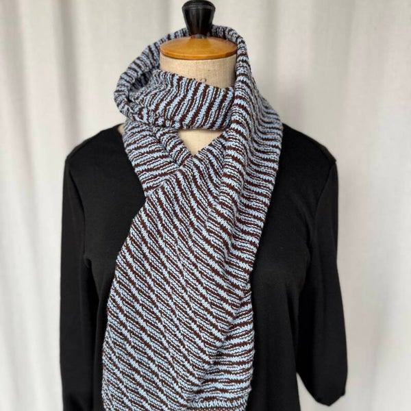 Handgebreide sjaal (katoen)