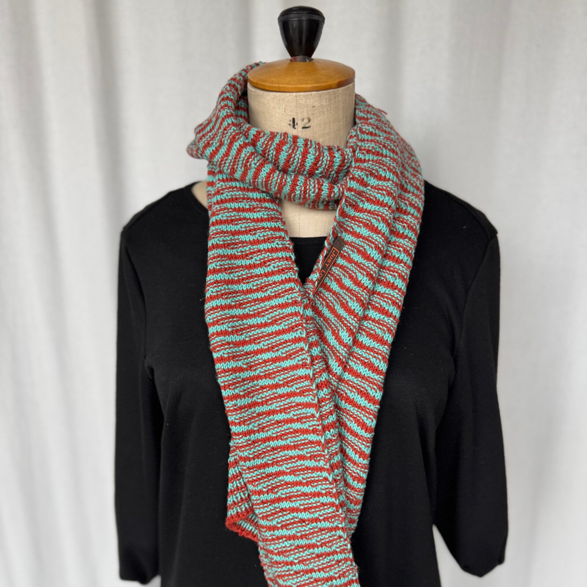 Handgebreide sjaal (katoen)