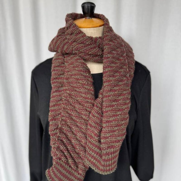 Handgebreide sjaal (merino)
