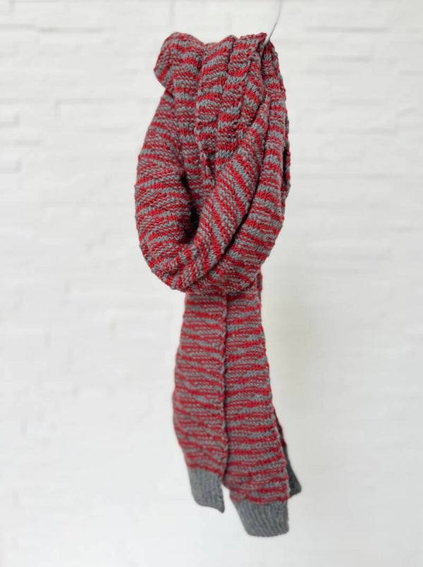 Handgebreide sjaal (merino)