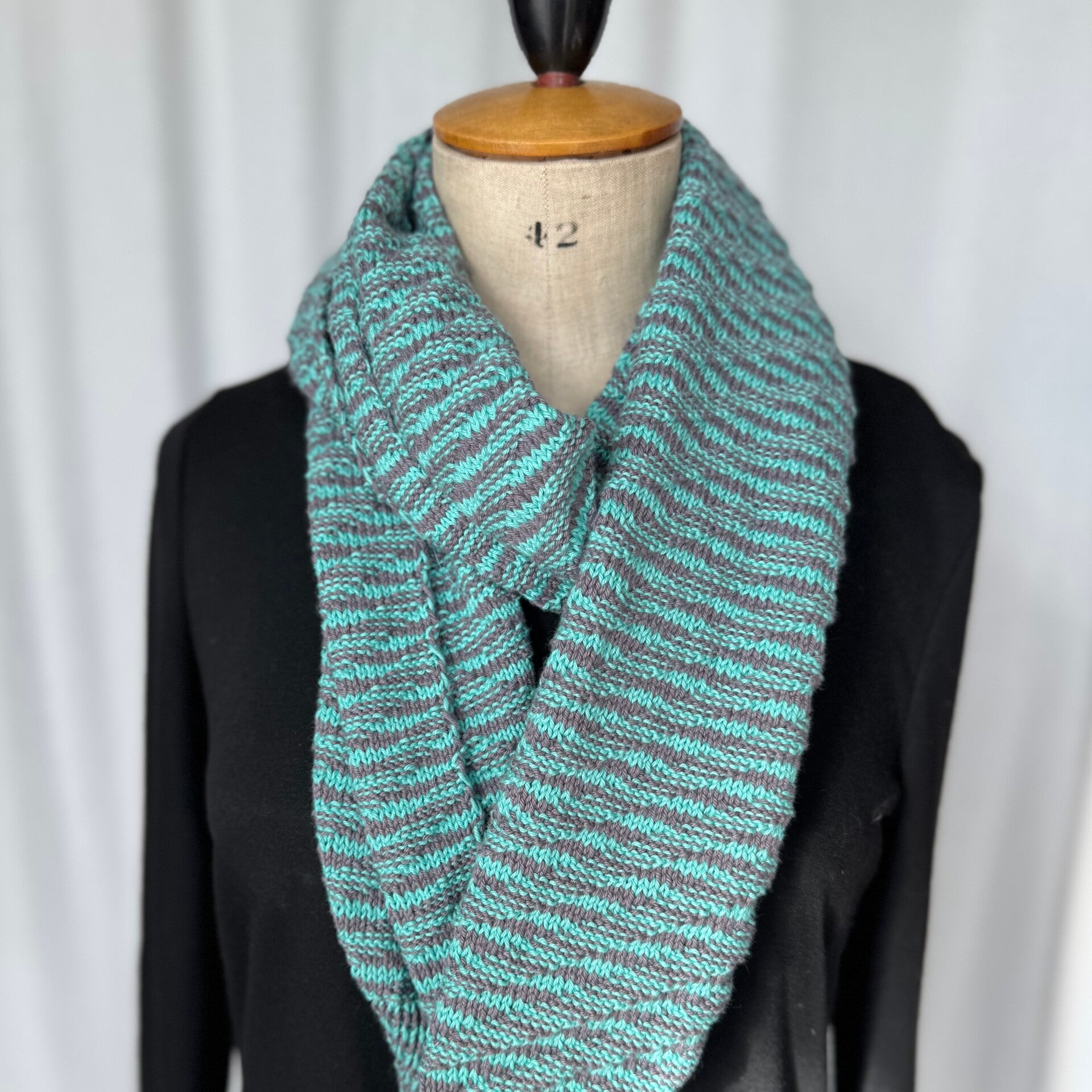 Handgebreide sjaal (katoen)