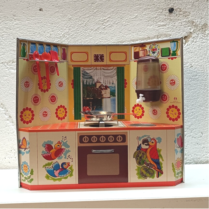 Schöne alte Blechküche aus den 70er 80er Blechspielzeug