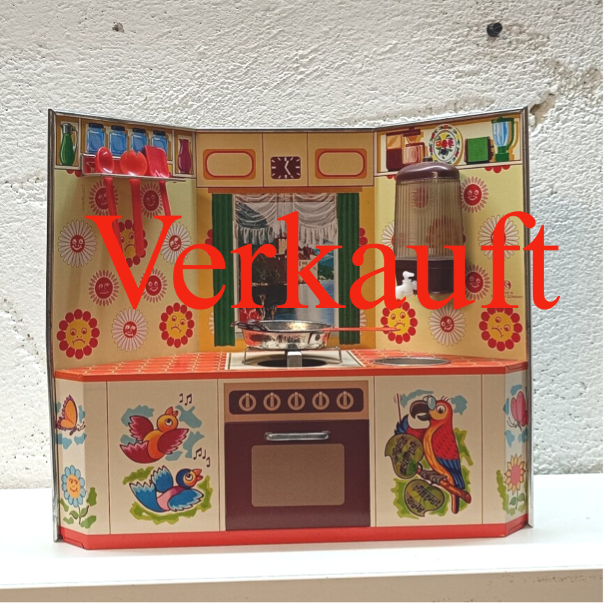 Schöne alte Blechküche aus den 70er 80er Blechspielzeug