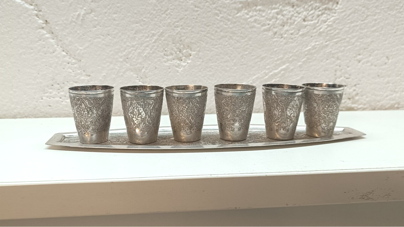 Persische Set Silber 84 (875) 328 g Isfahan Silber 875