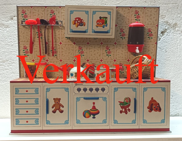 Schöne alte Blechküche aus den 70er 80er Blechspielzeug