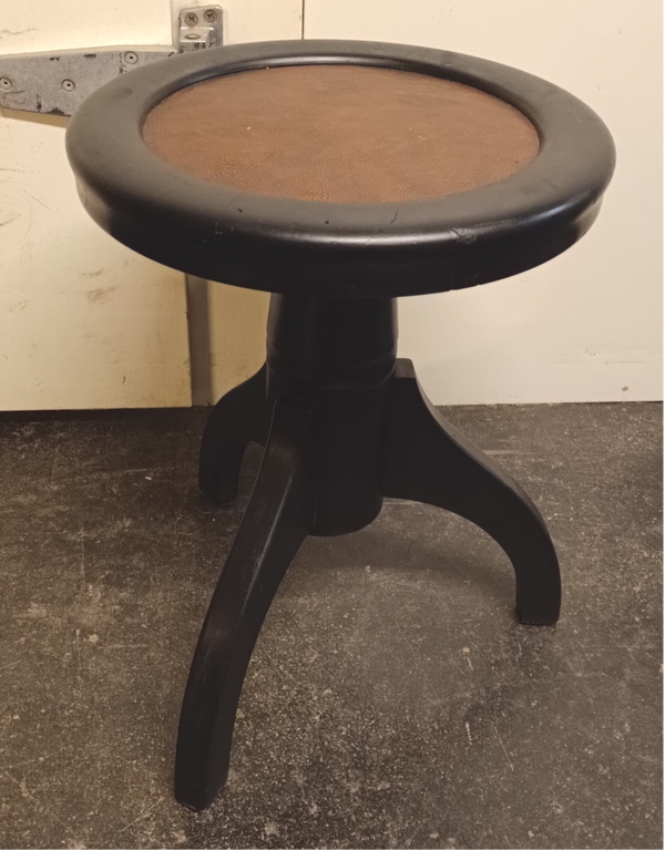 Hocker Drehhocker Klavierhocker höhenverstellbar Holz