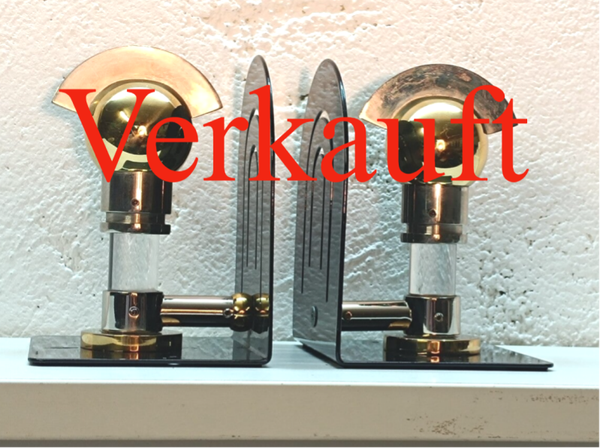 Paar Schwere Buchstützen Buchstütze Buchständer