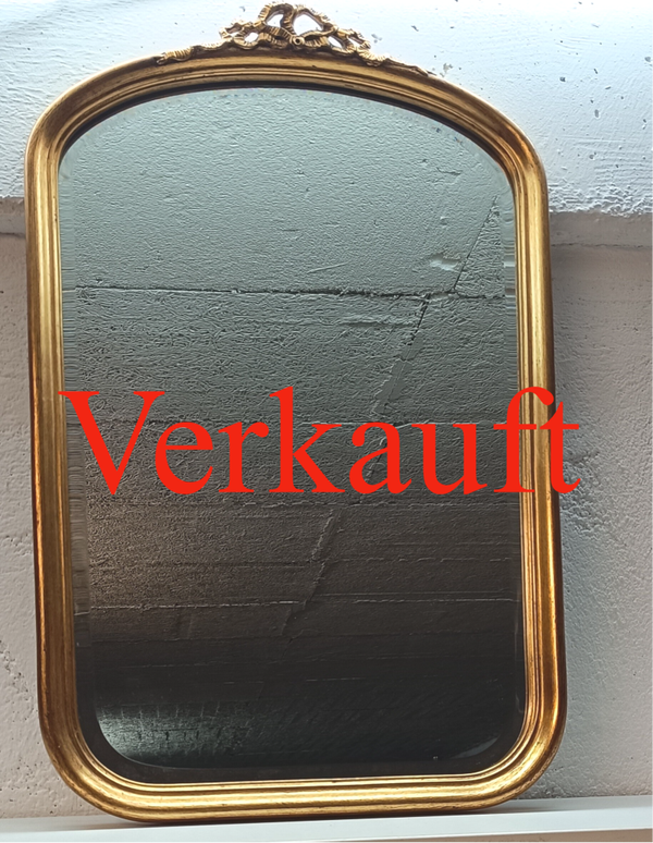 Alte Schöne Holz Spiegel Wandspiegel 66x44 cm