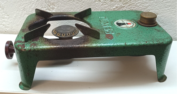 VINTAGE SELTENER MARKE TURM 38 METHO CAMPINGKOCHER MADE IN W. GERMANY