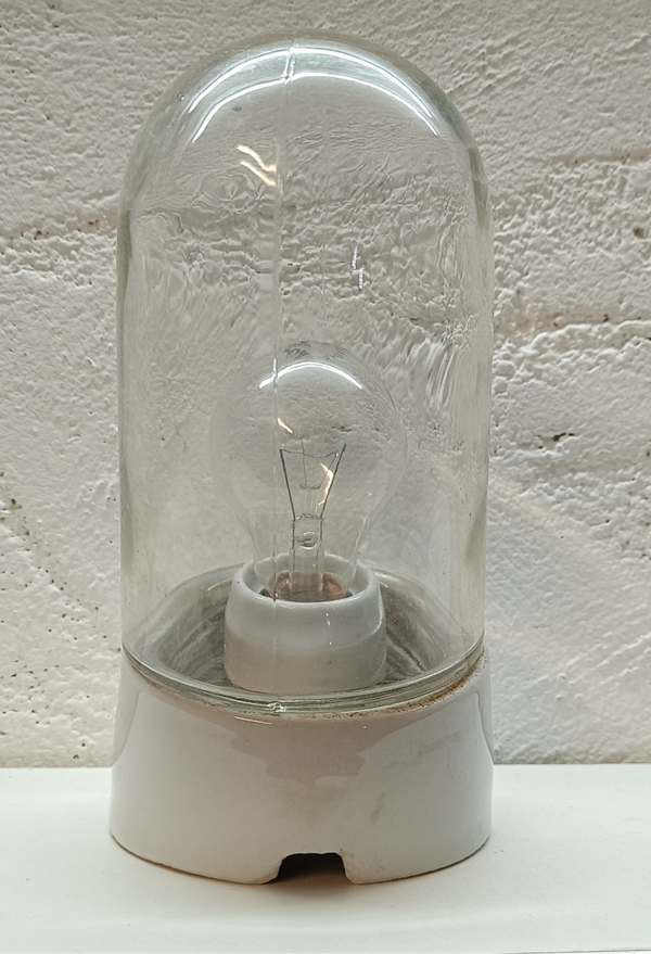 Lampe Porzellanlampe kellerlampe Kellerleuchte