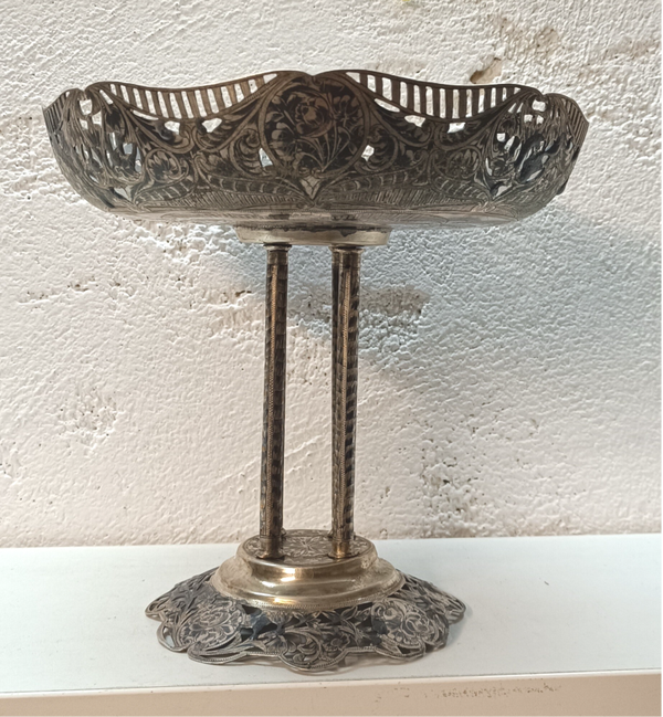 Persische Schalle Obstschalle Aus Silber 84 (875) 870 g