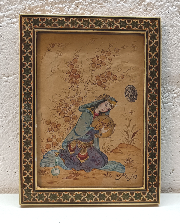 KHATAM, KHATAM KARI RAHMEN, Antike Miniatur-Malerei