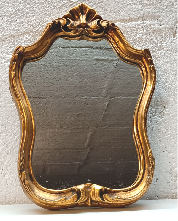 Schöne Alte Spiegel Wandspiegel Holz 38x28 cm